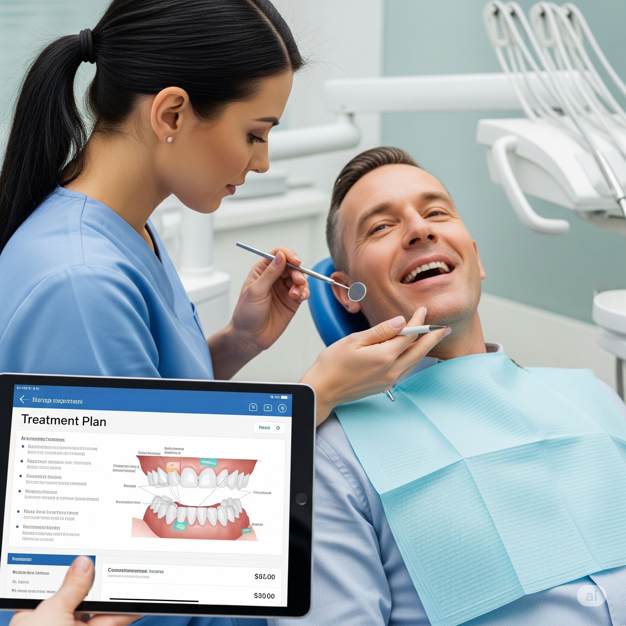 Tratament dentar profesional pentru igiena orală